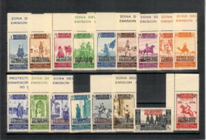1940. Alzamiento Nacional. Sin fijasellos. Lujo. Edifil nº217/33.