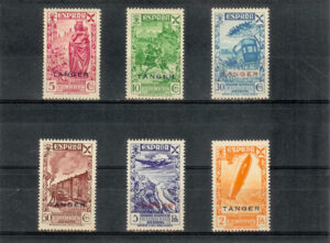 1943. Historia del Correo. Sin fijasellos. Edifil nº17/22.