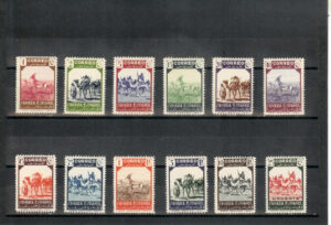 1943. Fauna indígena. Sin fijasellos. Edifil nº63/74.