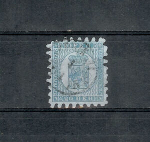 1866 - 70. Escudo Sello usado. Yvert nº 8.