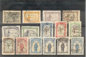 1895. San Antonio. Bonita serie usada. Yvert nº 109/23.
