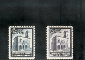 1934. Exposición filatélica de Milan. Sin fijasellos. Yvert nº184/5.