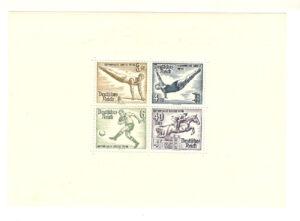 1936. Juegos Olimpicos de Berlin. Bonitas HB sin fijasellos. Yvert HB4/5.