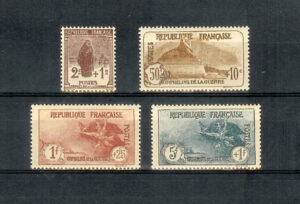 1926-27. Huerfanos de guerra. Muy bonita serie sin fijasellos. Yvert nº229/32.