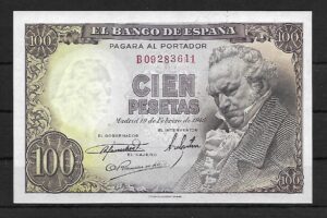 1946. 100 pesetas. serie B. SC.