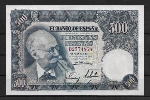 1946. 500 pesetas. serie B. SC.