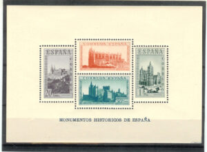 1938. Catedrales. Sin fijasellos. Edifil nº 847.
