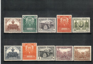 1931. Union Postal Panamericana. Sin fijasellos. Edifil nº 604/13.